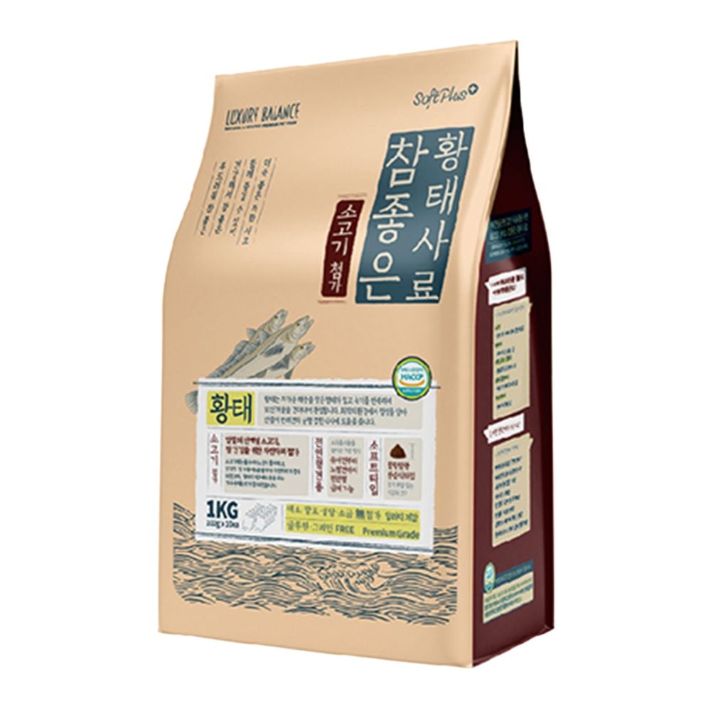 강아지 럭셔리 발란스 참좋은 황태사료 소고기 3Kg