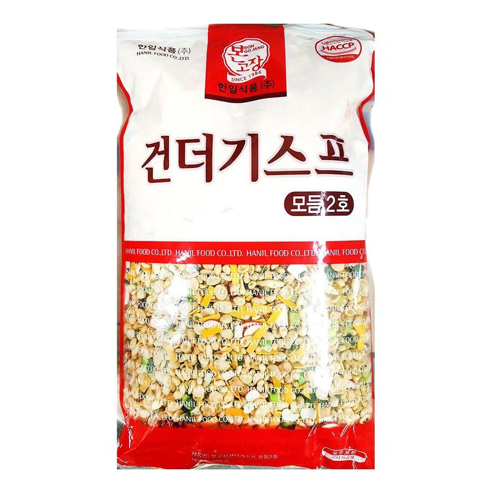 한일 대용량 라면스프 건더기 우동건더기 고명 500g