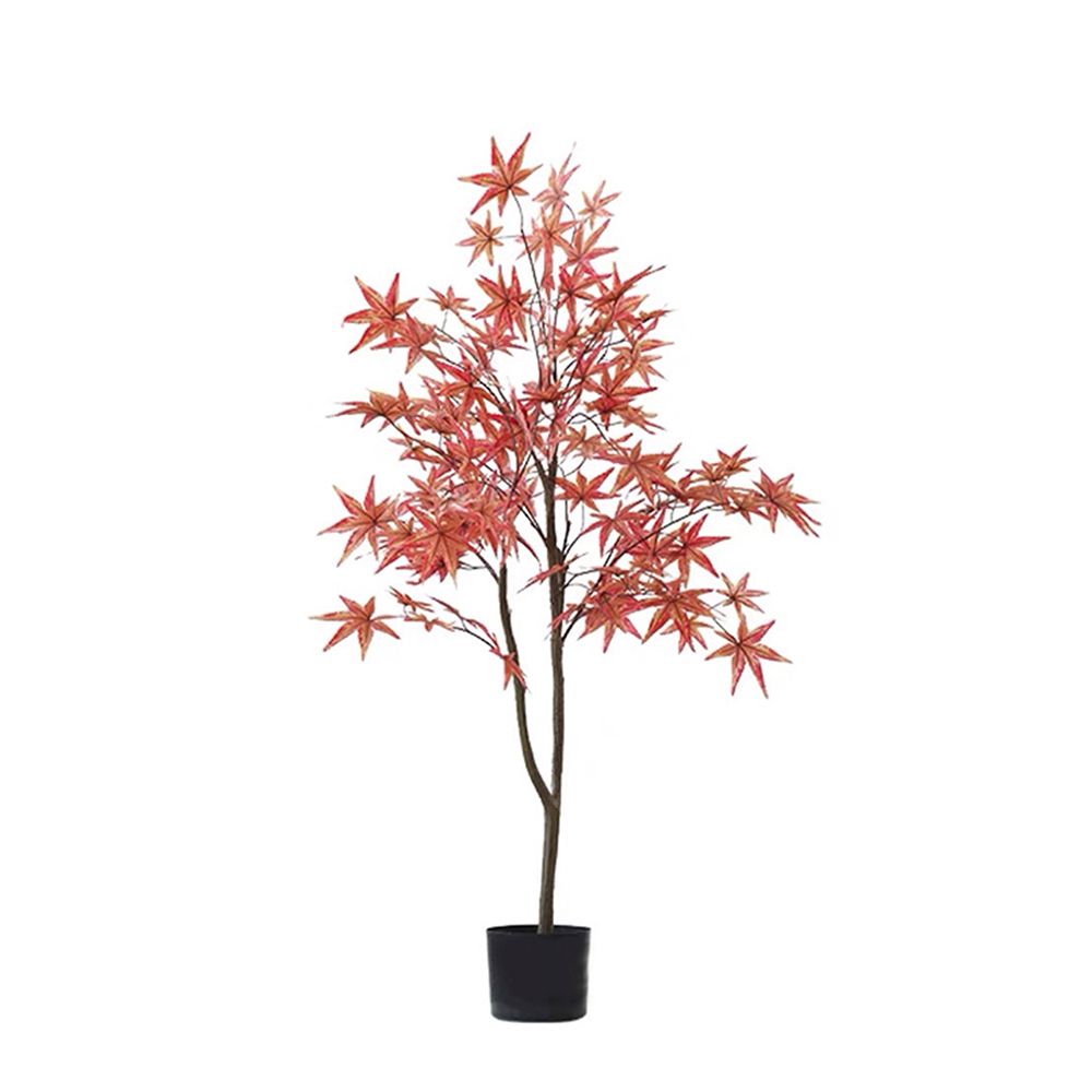 조화 120cm 시들지 단풍나무 레드 않는