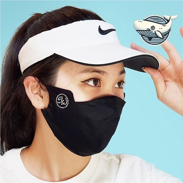 자전거 골프마스크 블랙 자외선차단 등산용