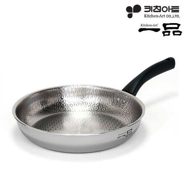 키친아트 일품 5중 엠보 후라이팬 28cm 스테인레스