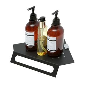 아이티알,NG 블랙알미늄 수건걸이형 코너선반/욕실거치대 샤워선반
