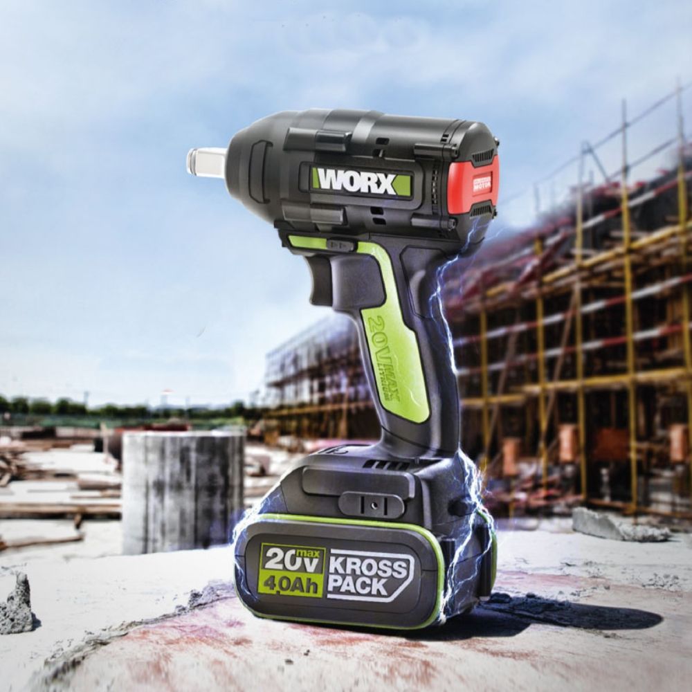 WORX WU279 최대 20V 충전 임팩렌치 풀세트