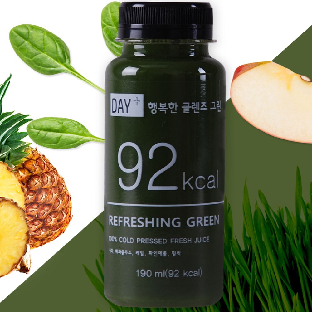 클렌즈주스 케일주스 92kcal 밀싹 하루야채 사과착즙