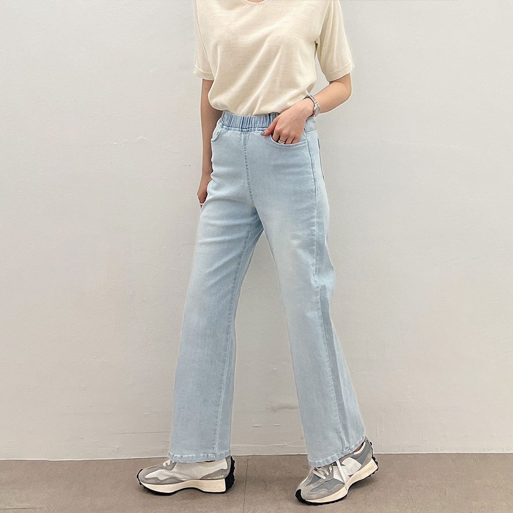 304P226S 여성큰옷 데님 중년 빅사이즈미