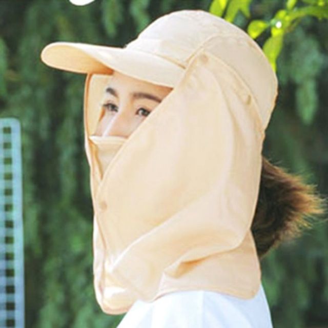 마스크 밭일 얼굴가리는 용 모자 골프 탈부착 복면