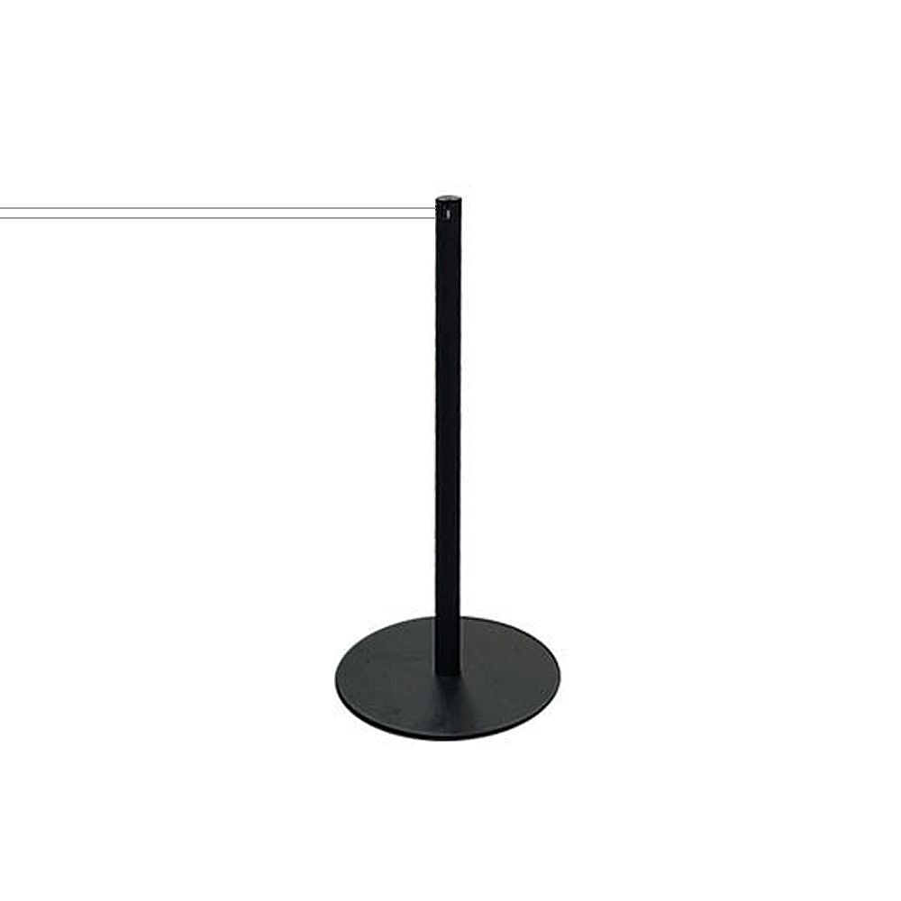 로프 슬림차단봉 400mm 블랙 로프 화이트1.5m