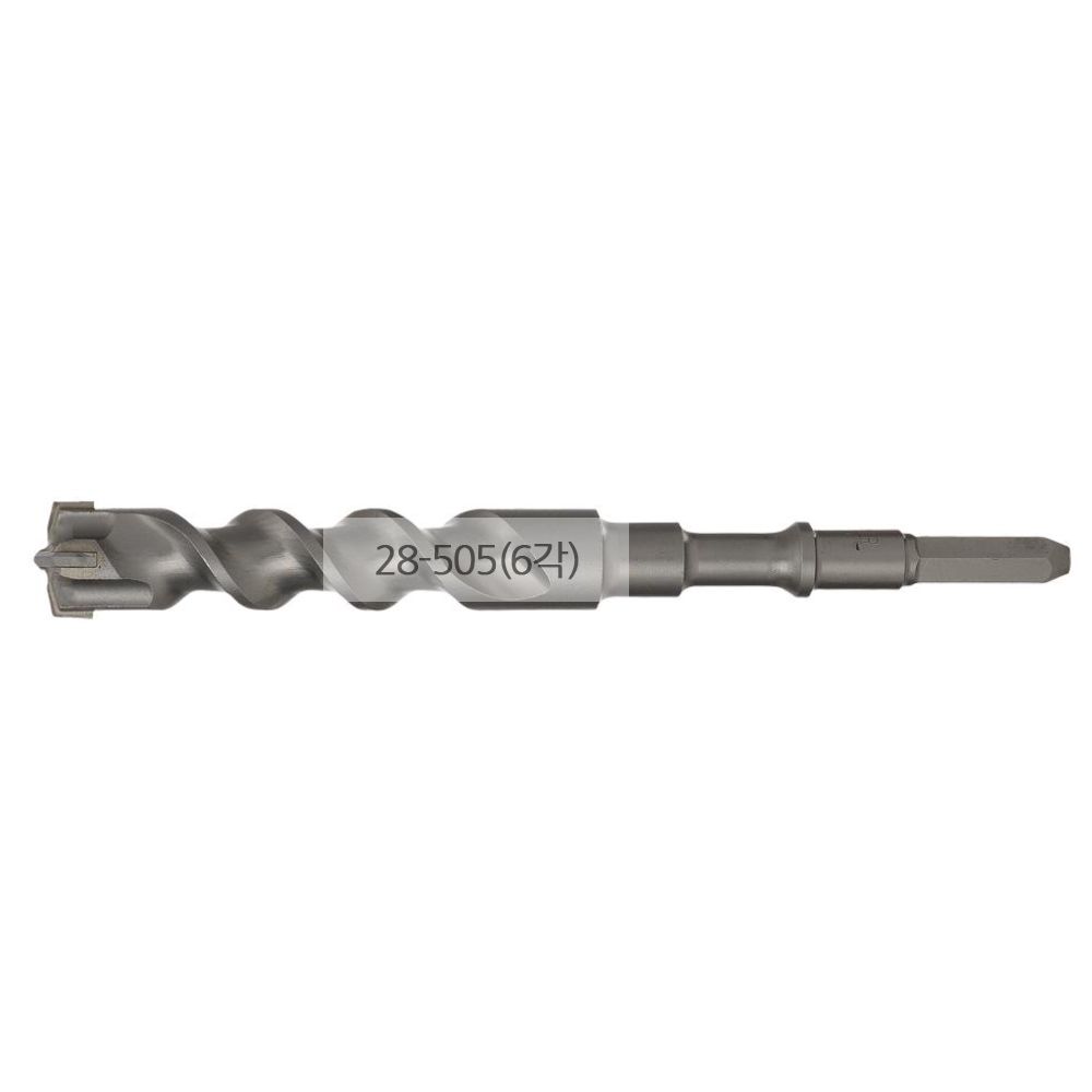 4날 육각 해머드릴비트 28x505mm