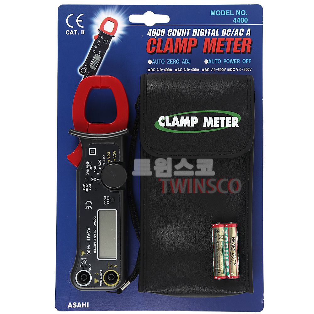 ASAHI 4400 디지털 클램프 미터/아사히 후크메다