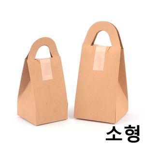 아이티알,NE 사각 접이식 라운드 손잡이 선물 포장 박스 소형 25개 케이스