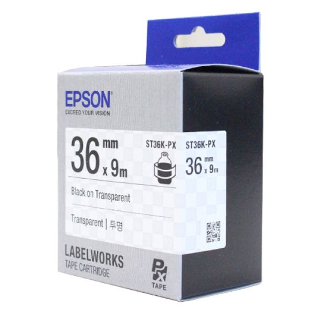 EPSON 라벨프린터리본(ST36K)투명 흑문자