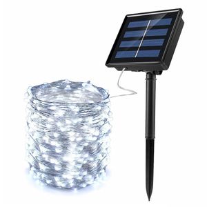 아이티알,NU 태양광 LED 100구 와이어 전구(12m)(백색)루프탑조명