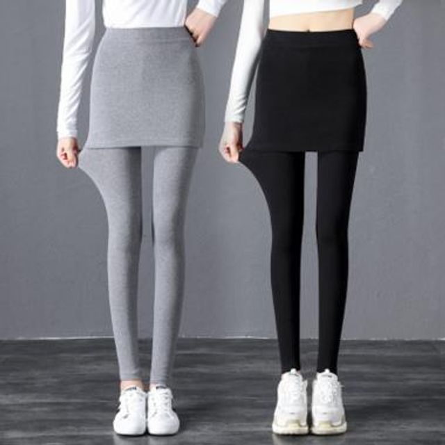LEGGINGS 치마 레깅스 기본 일체형 데이