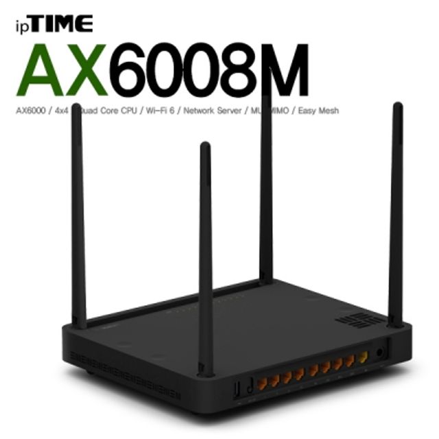 ipTIME(아이피타임) AX6008M 11ax 유무선 공유기