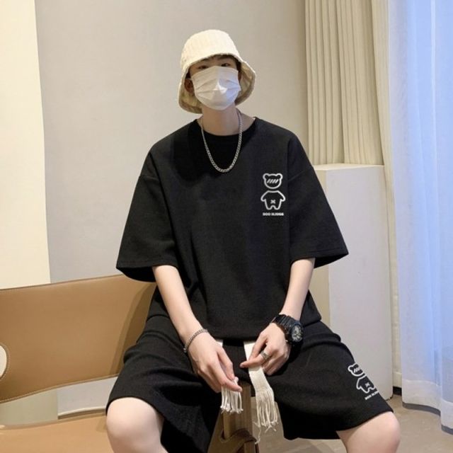 쿨링 소재 여름트레이닝 기본 루즈핏 데이 티셔츠 반