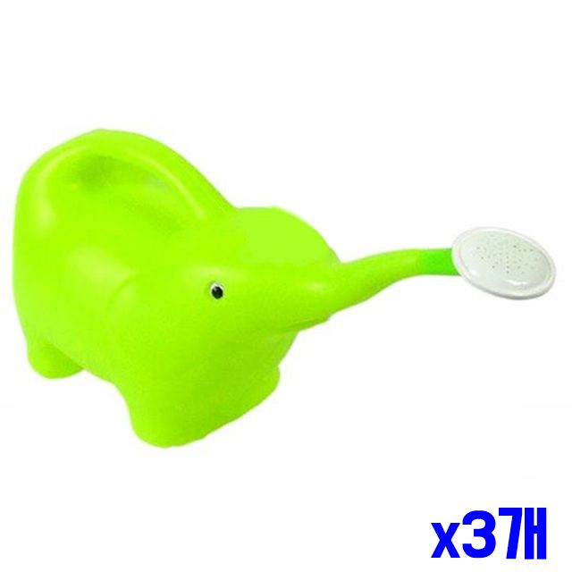 색상랜덤 귀여운 1.9L x3개 코끼리모양 물조루 미용분