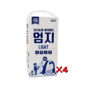 아이티알,NE 엄지 라이트 패드 50매(아로마향) X4개 강력흡수 애견