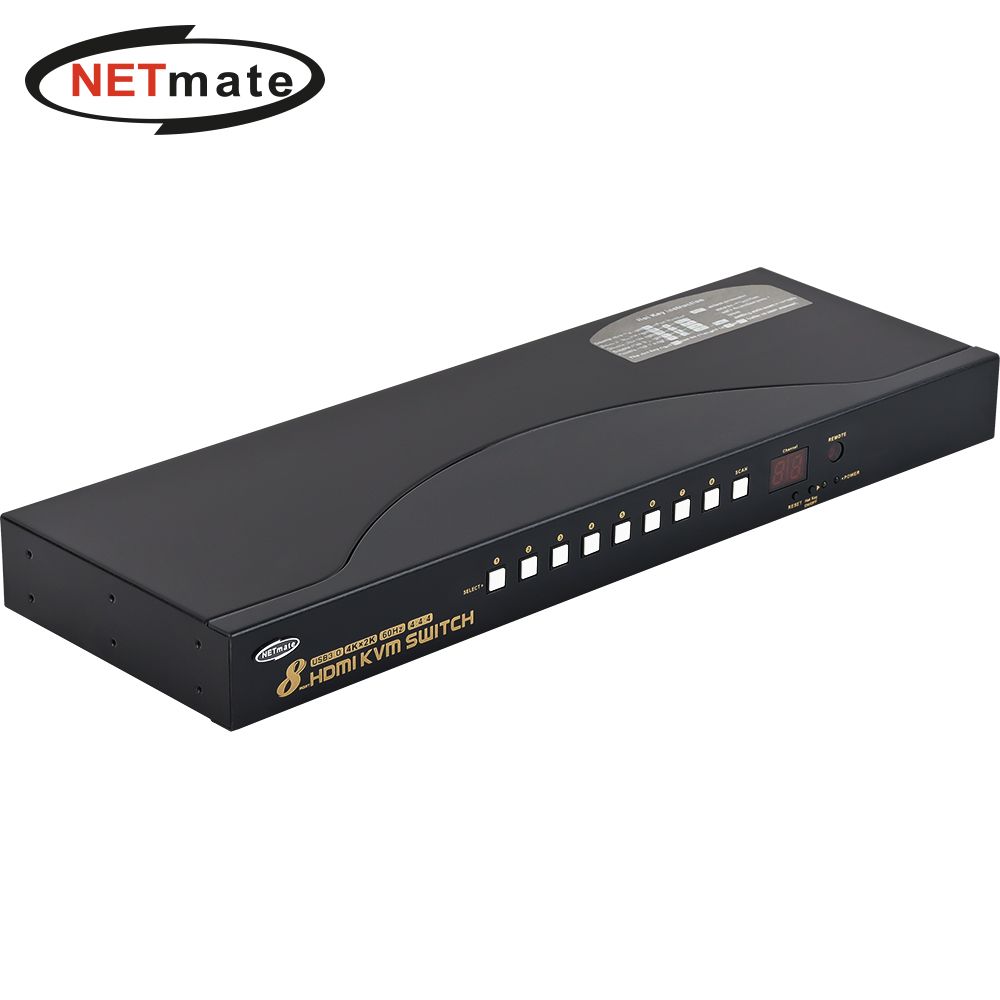 넷메이트 NM-HK4608 4K 60Hz HDMI KVM 8 1 스위치 USB