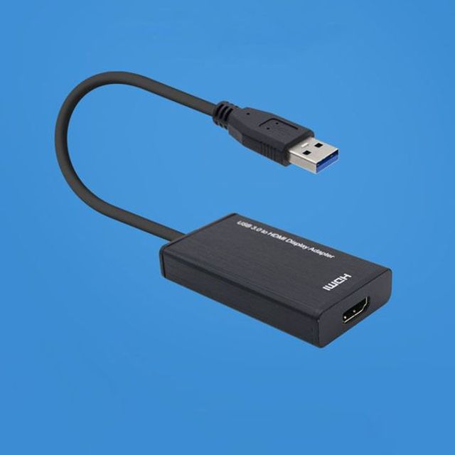 Coms USB 3.0 to HDMI AUX 3.5mm 컨버터