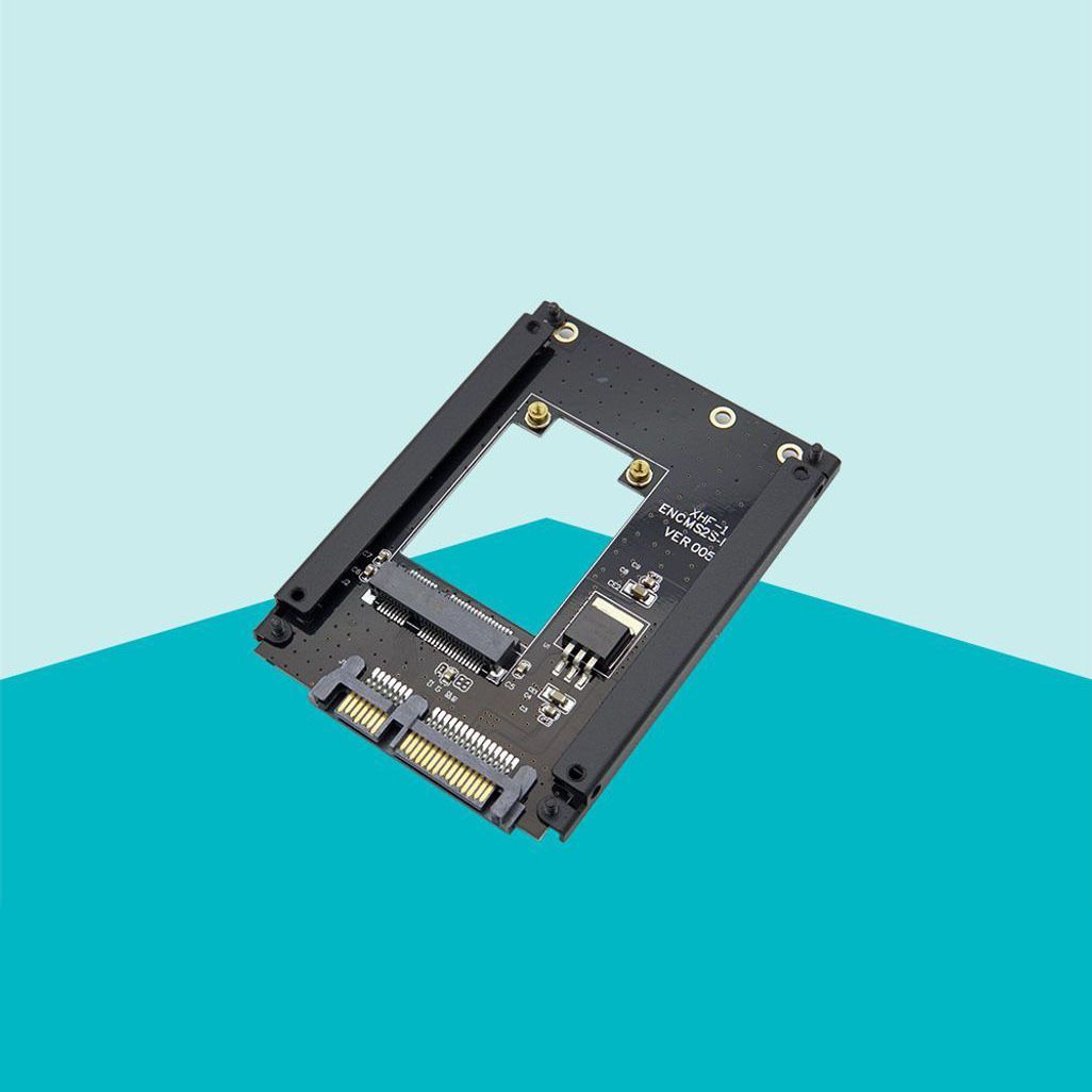 SATA 변환 컨버터 mSATA to SATA 2.5형 HDD or SSD