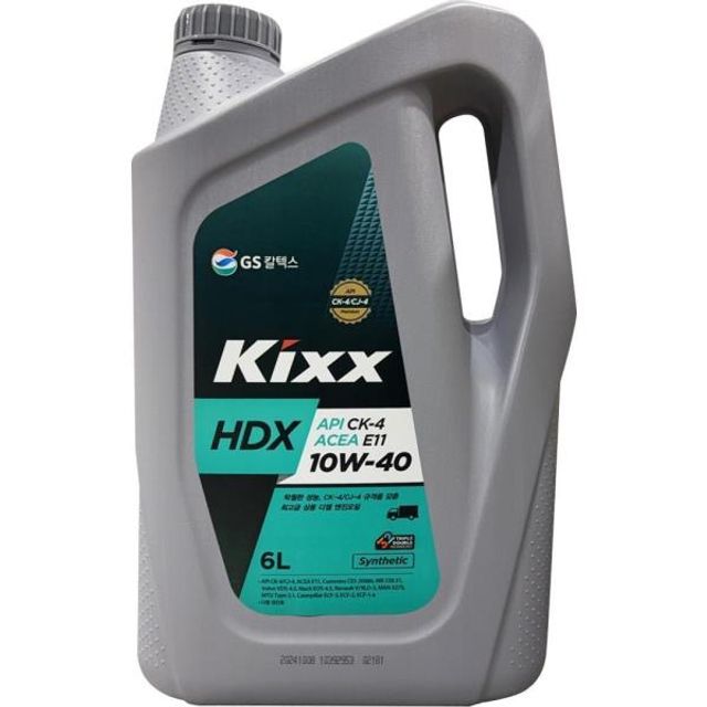 86475 디젤 전용 엔진오일 Kixx HDX CK-4/10W-40 3