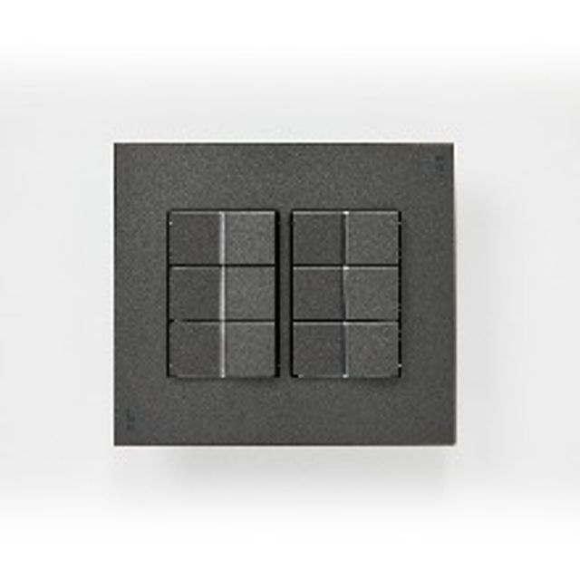 제닛 1로 6구 스위치 안트라사이트 ABB