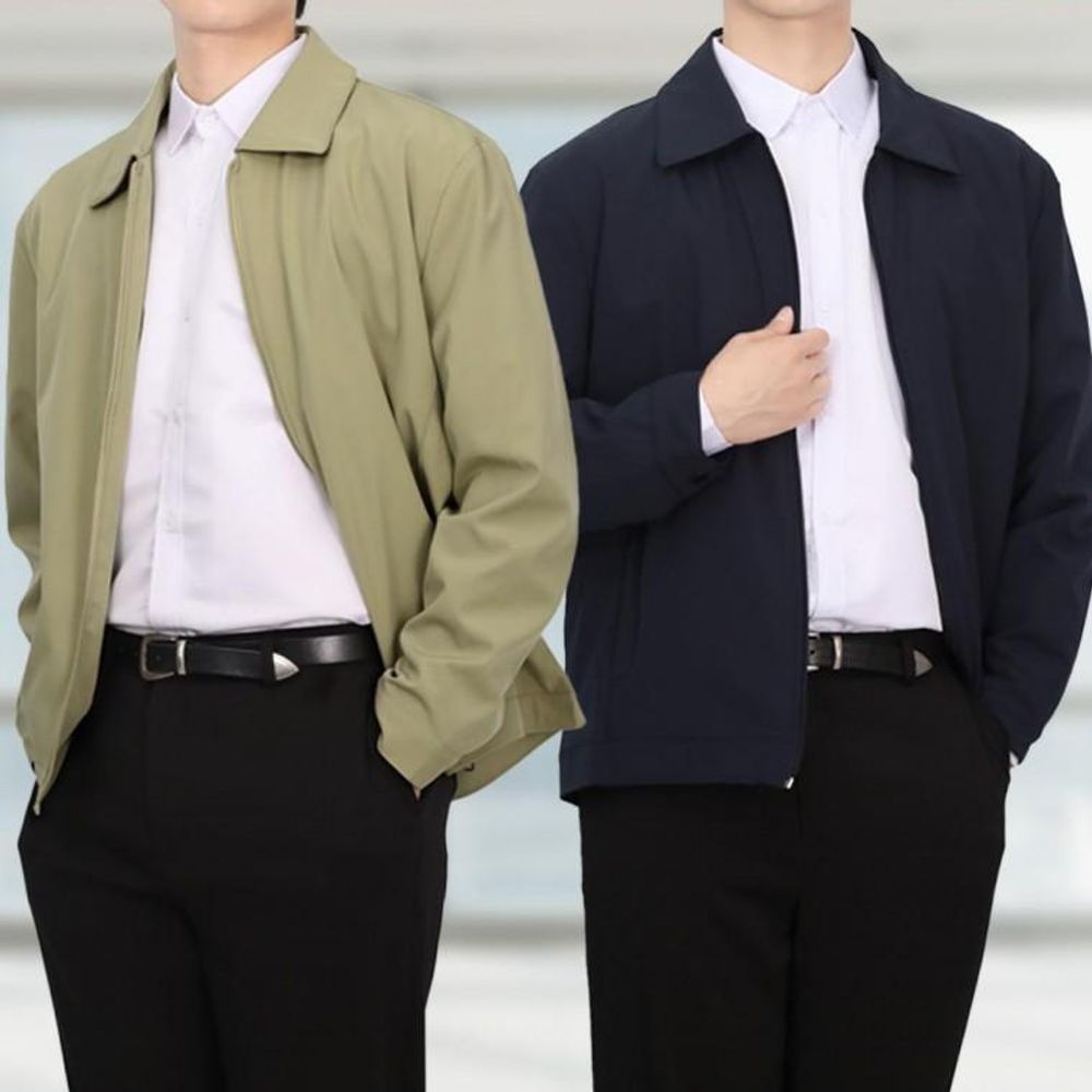남자 블루종 재킷 정장 봄 가을 아우터 점퍼 남성 아