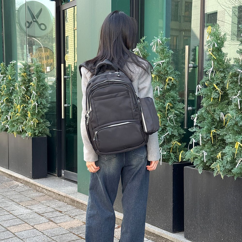 캐주얼 백팩 가방 데일리 여성 포켓형 노트북 수납