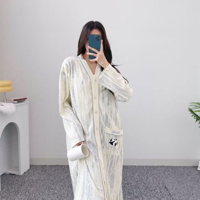 벨라마마 수유용 임산부용 롱러블리 잠옷