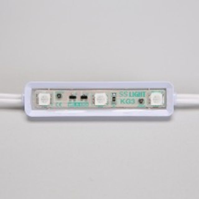 LED 3구 모듈 12V 녹색 KG3 SS라이트 100EA