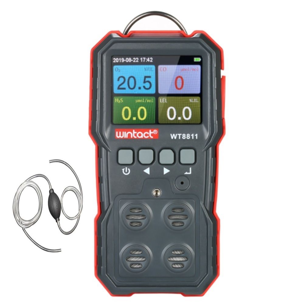4종 복합측정기 WT-8811 수동펌프 O2 H2S CO CH4