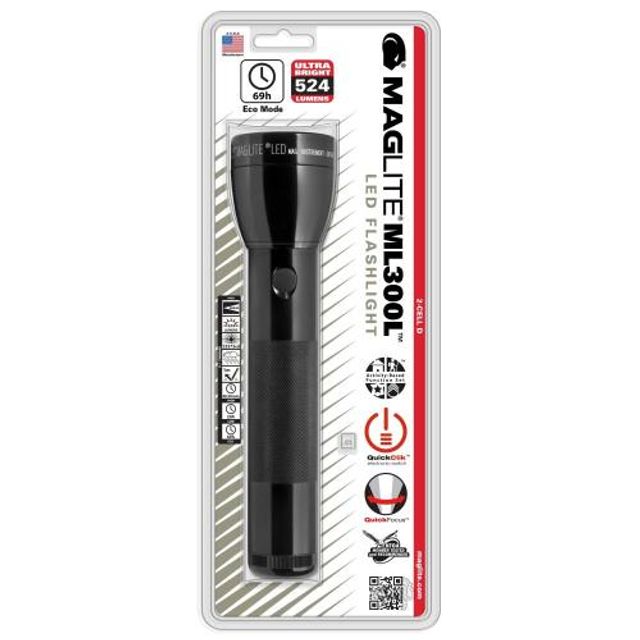 맥라이트 라이트(LED-D형) ML300L-2D(건전지無) ML3
