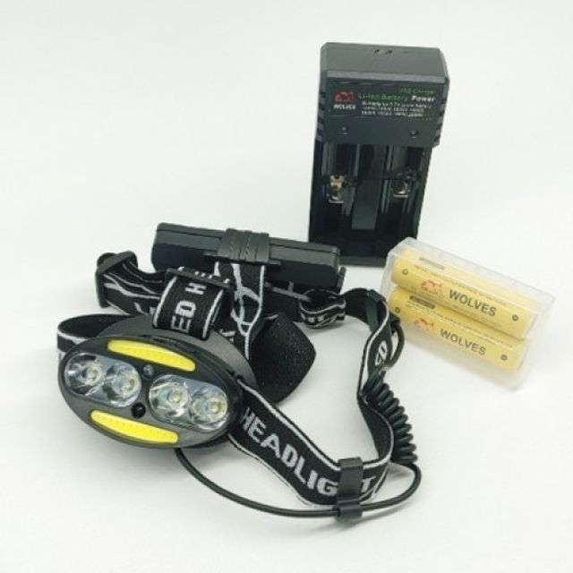 울브스 4LED COB 하드케이스 18650 NIMBLE세트H 30W