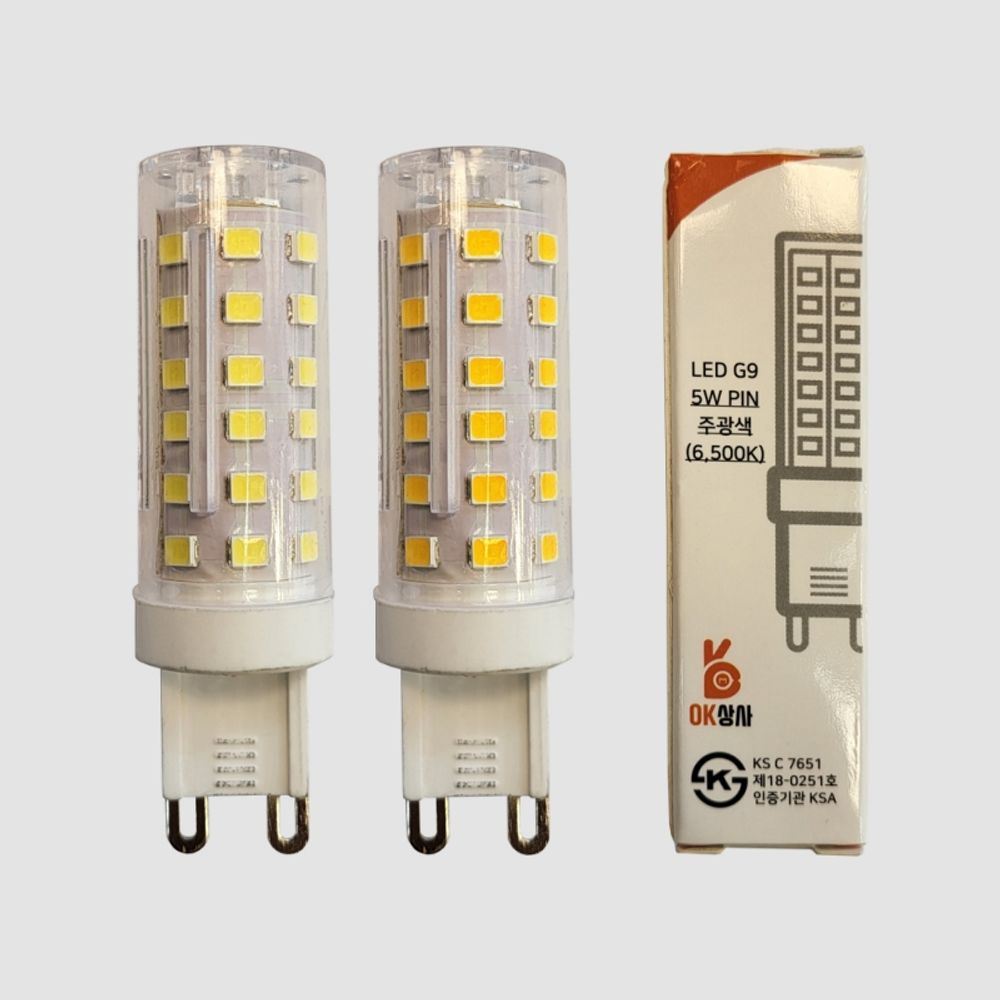 LED G9 핀램프 5W