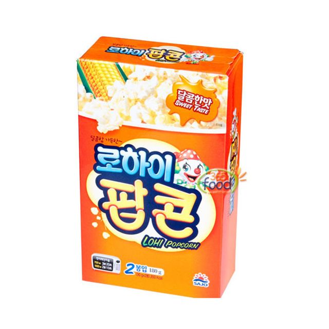 사조해표 로하이 팝콘 (달콤한맛) 180g(2봉)