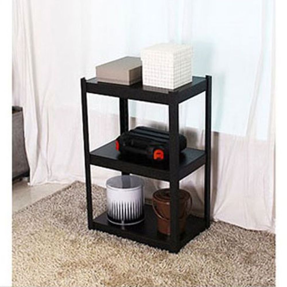 고릴라렉 블랙 600 3단 90cm 1P 앵글선반 조립식선반 