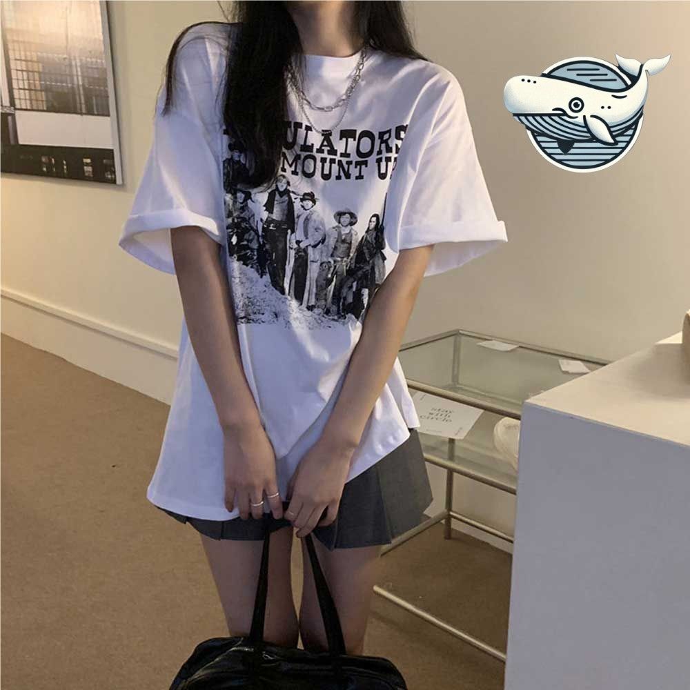 편안한 여름 반팔티 레터링 박스핏 루즈핏