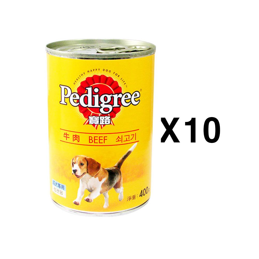 아이티알,NE 페디그리 캔 400g X10 / 쇠고기 강아지 통조림 간식