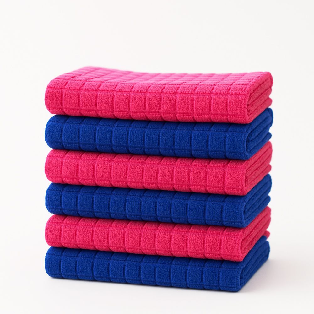 초극세사 바둑판 크리너 40X60cm 10장 국산 다용도 타월