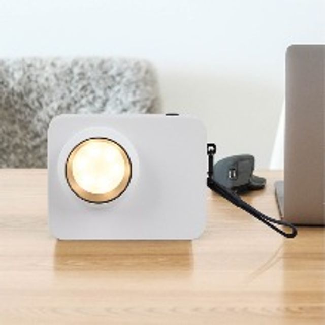 LED 에코 카메라 충전식 휴대용 스탠드 화이트 3W