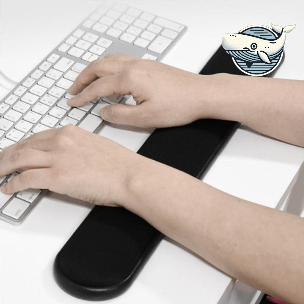 편안한 메모리폼 손목 받침대 키보드 쿠션 패드