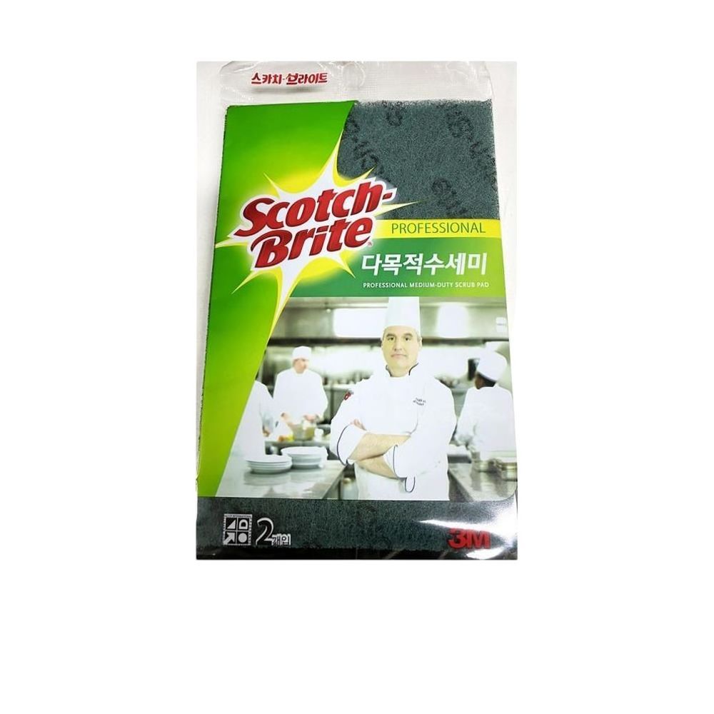 96다목적수세미 스카치 대 2p x100개 -식자재 용품
