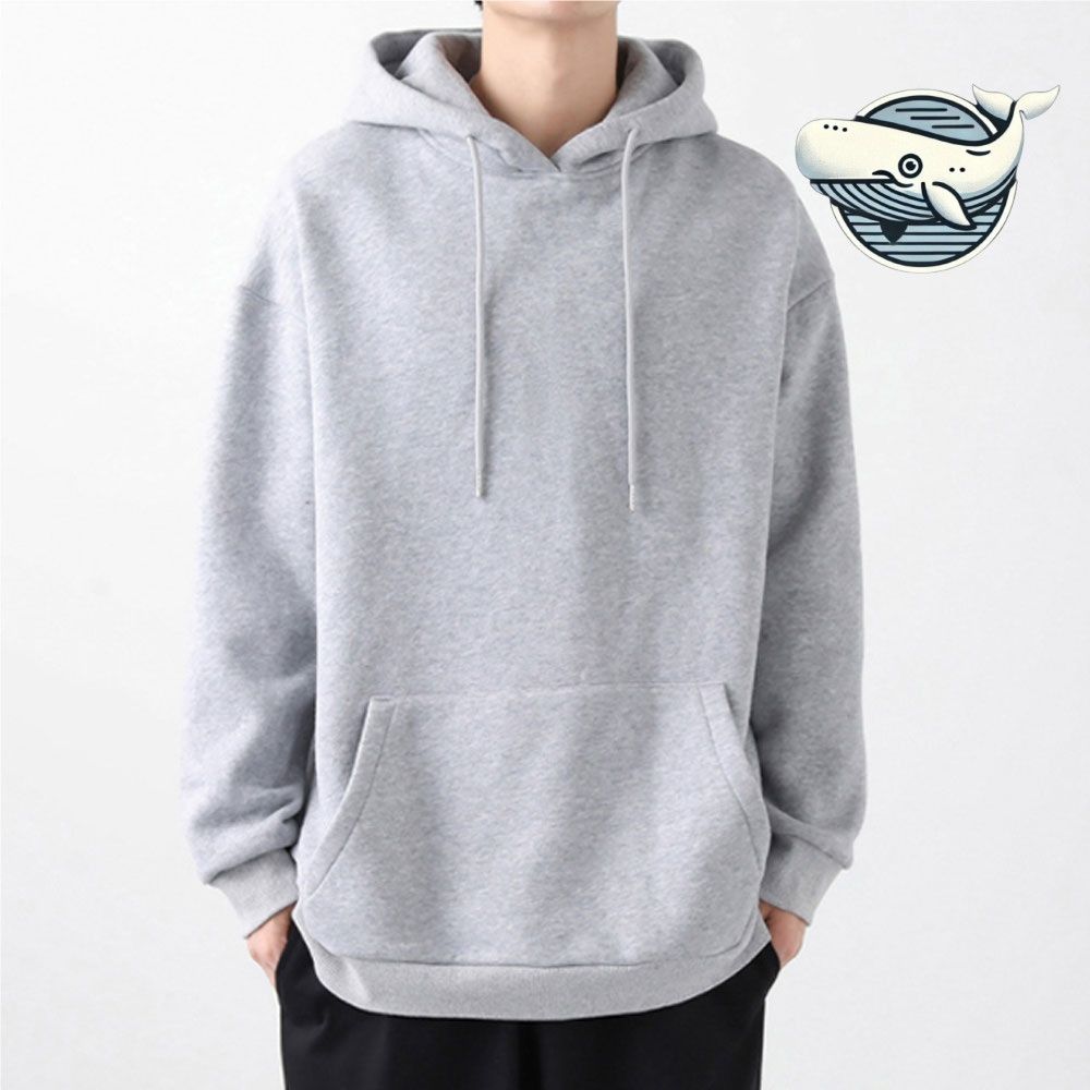 남녀 공용 심플 후드티 캐주얼 데일리 스타일링