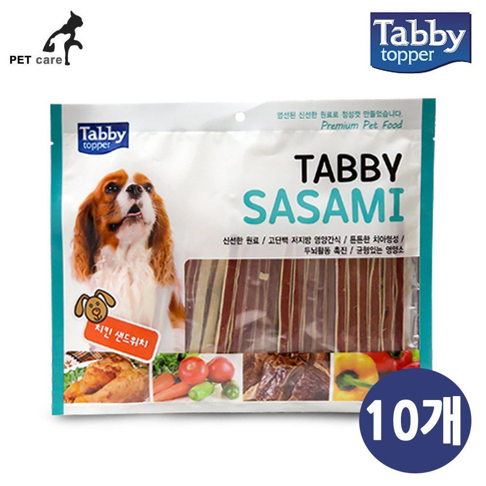 테비 사사미 치킨 샌드위치 300g x 10개