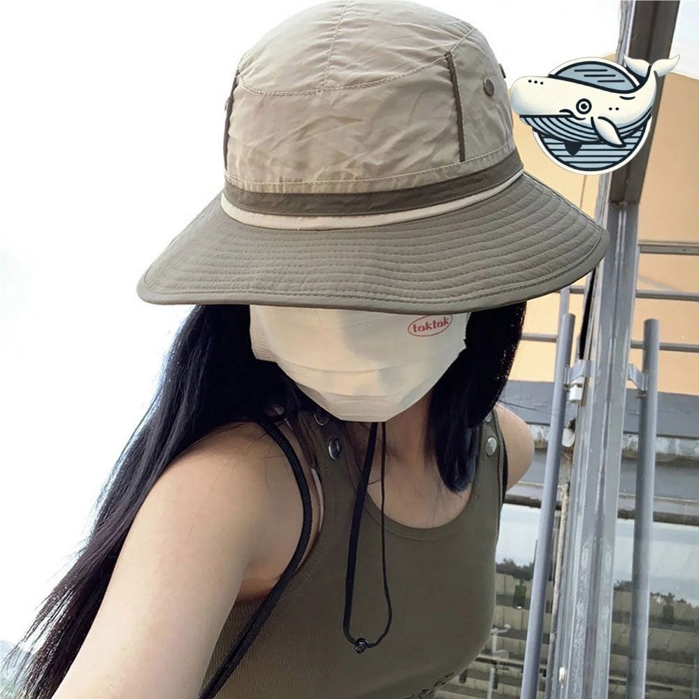 햇빛차단 등산 헬멧 모자 낚시용 아웃도어 배색