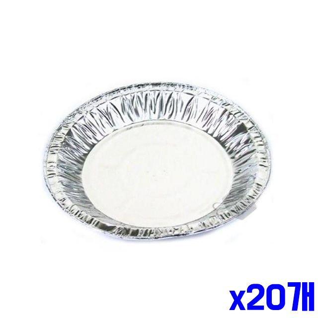 10p x20개 위생적인 은박접시 일회용접시 14cm