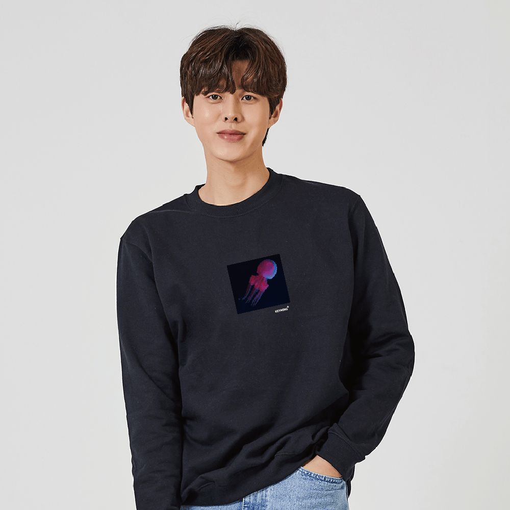 키밍 해파리 오버핏후드티 원단좋은후드티 가을트윈룩