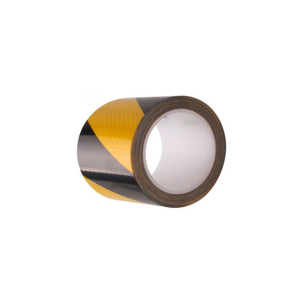 테이프 벌집 무늬 반사 150mm 사선 황흑색 10m x