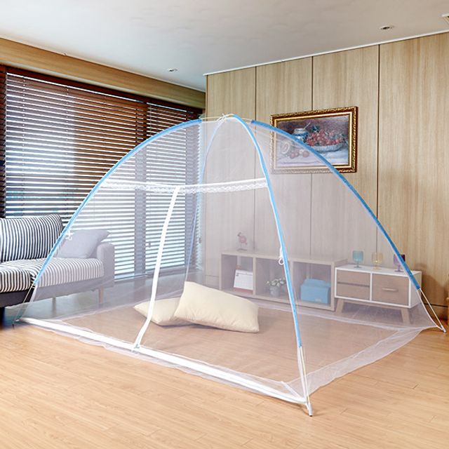 원터치모기장-심플(1~2인용) 침대 모기장 텐트