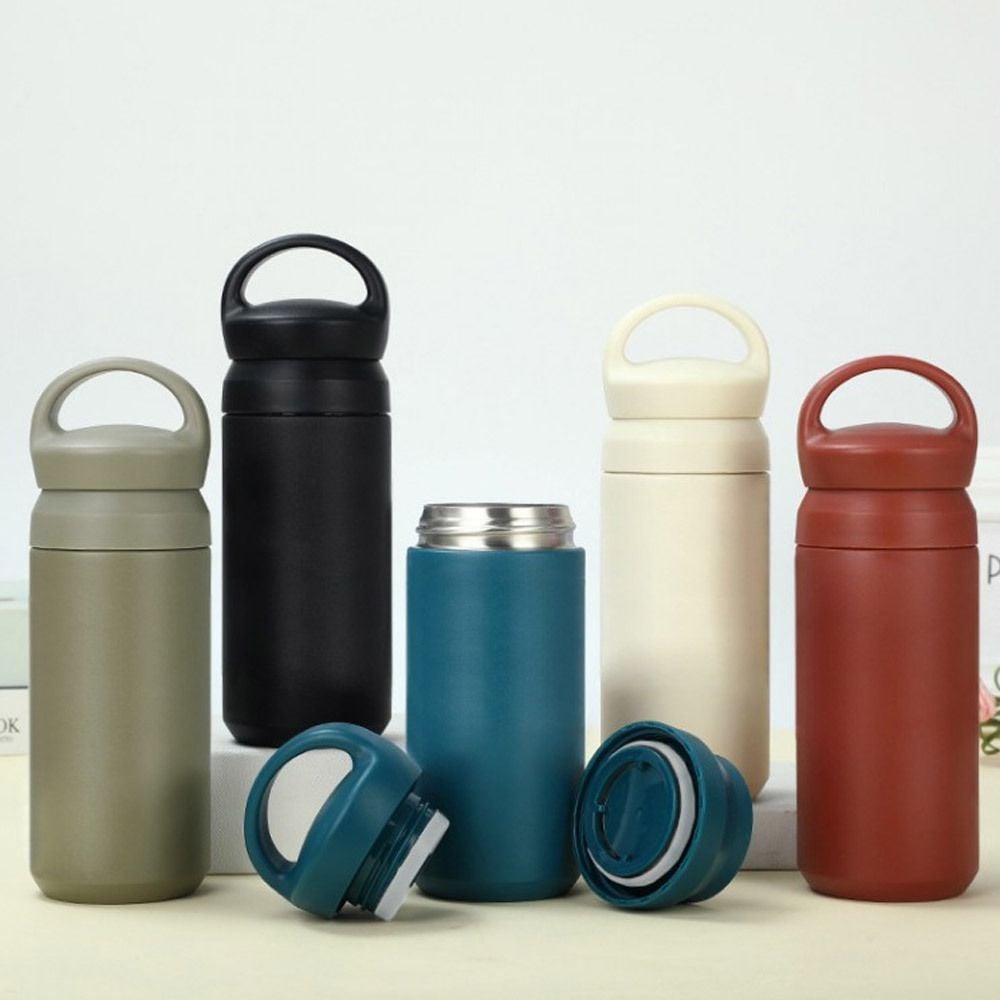 이중 보온 텀블러 보냉 원터치 커피 350ml ur 397